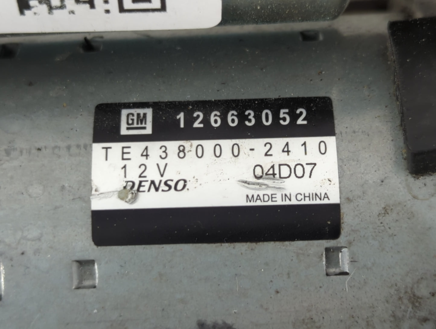 2016-2020 Buick Envision Car Starter Motor Solenoid OEM P/N:TE438000-2410 12663052 Fits Fits 2015 2016 2017 2018 2019 2020 2