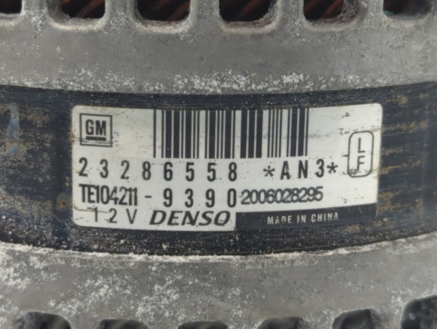 2016-2020 Buick Envision Alternator Replacement Generator Charging Assembly Engine OEM P/N:23286558 Fits OEM Used Auto Parts