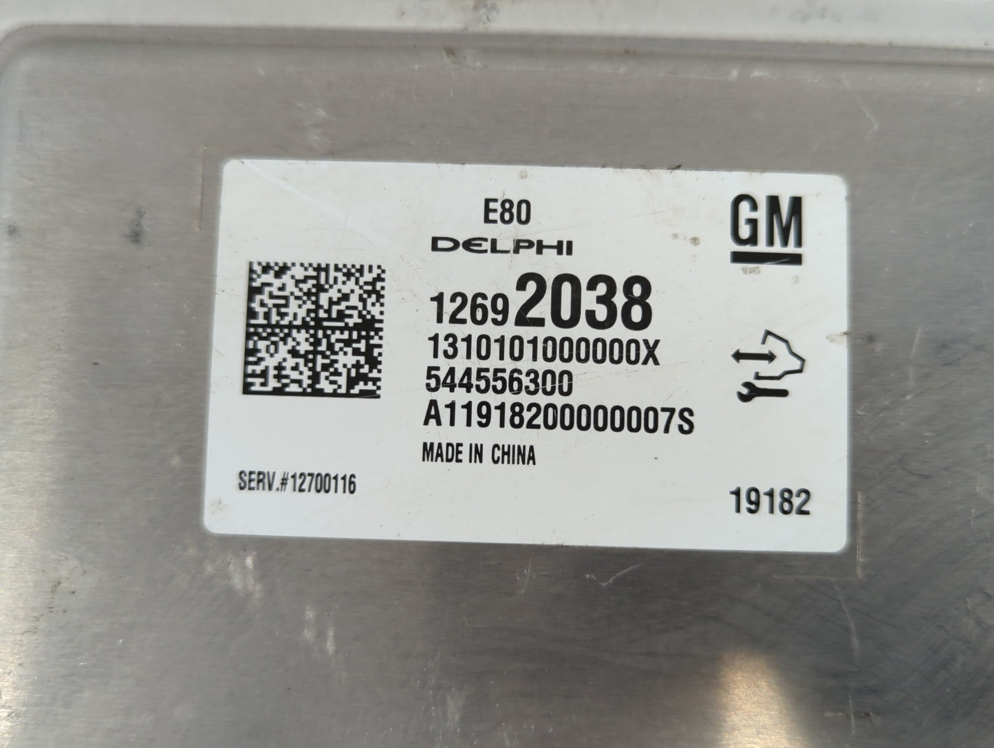 2020 Buick Envision PCM Engine Control Computer ECU ECM PCU OEM P/N:12692038 Fits Fits 2017 2018 2019 2021 2022 OEM Used Aut