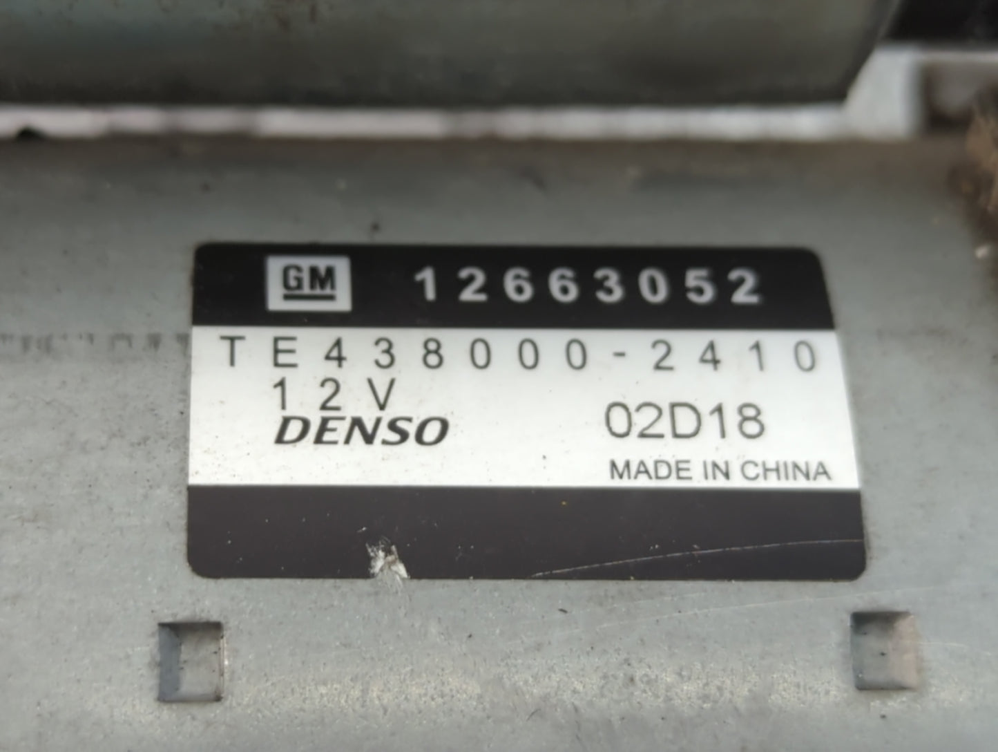 2016-2020 Buick Envision Car Starter Motor Solenoid OEM P/N:TE438000-2410 12663052 Fits Fits 2015 2016 2017 2018 2019 2020 2