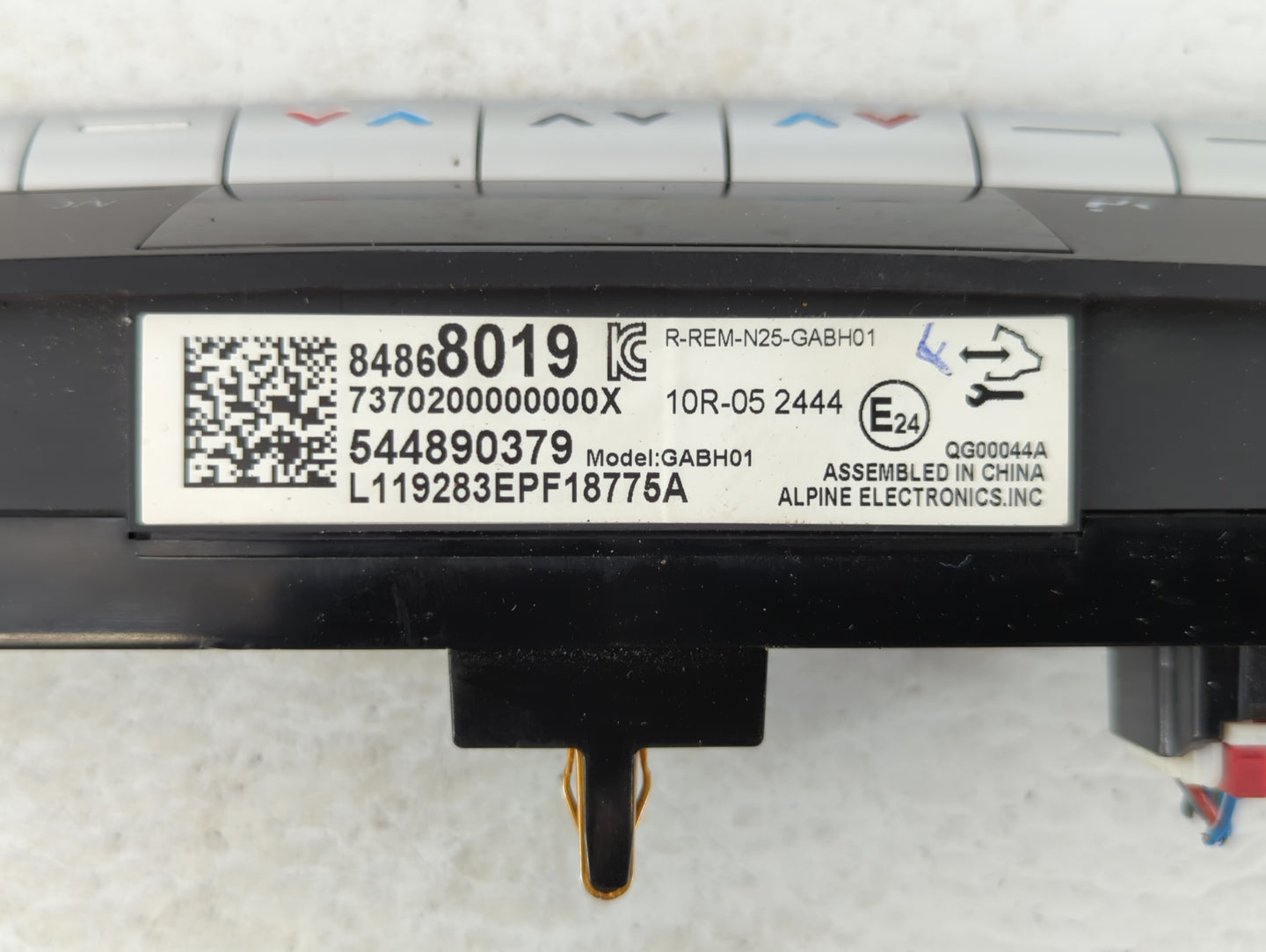 2020 Cadillac Ct5 Climate Control Module Temperature AC/Heater Replacement P/N:84868019 Fits OEM Used Auto Parts - Oemusedau