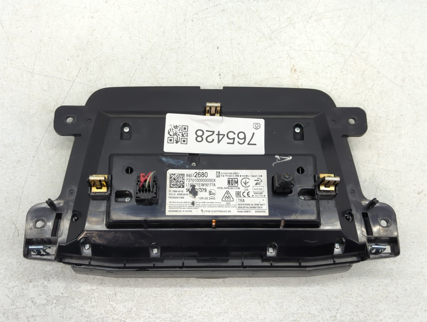 2020 Cadillac Xt4 Radio AM FM Cd Player Receiver Replacement P/N:84572680 Fits Fits 2021 2022 OEM Used Auto Parts - Oemuseda