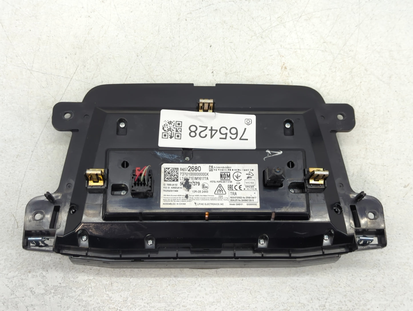 2020 Cadillac Xt4 Radio AM FM Cd Player Receiver Replacement P/N:84572680 Fits Fits 2021 2022 OEM Used Auto Parts - Oemuseda