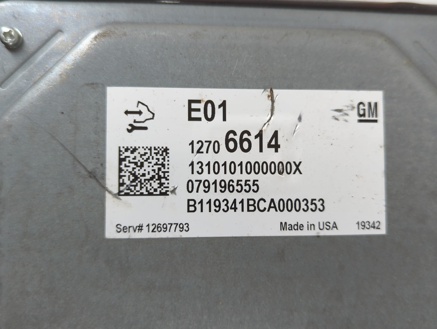 2020 Cadillac Xt4 PCM Engine Control Computer ECU ECM PCU OEM P/N:12706614 Fits Fits 2021 2022 OEM Used Auto Parts - Oemused