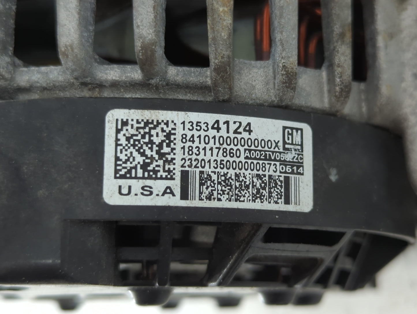 2020 Cadillac Xt4 Alternator Replacement Generator Charging Assembly Engine OEM P/N:13544124 Fits Fits 2021 2022 OEM Used Au