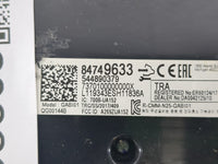 2020 Cadillac Xt5 Radio AM FM Cd Player Receiver Replacement P/N:84749633 Fits OEM Used Auto Parts - Oemusedautoparts1.com