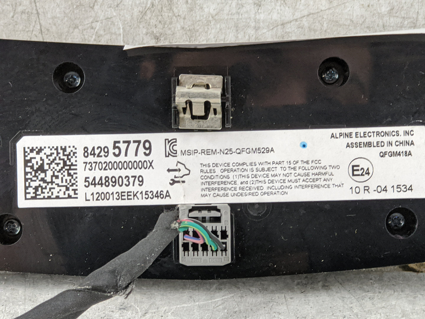 2017-2020 Cadillac Xt5 Climate Control Module Temperature AC/Heater Replacement P/N:84295779 7370200000000X Fits OEM Used Au