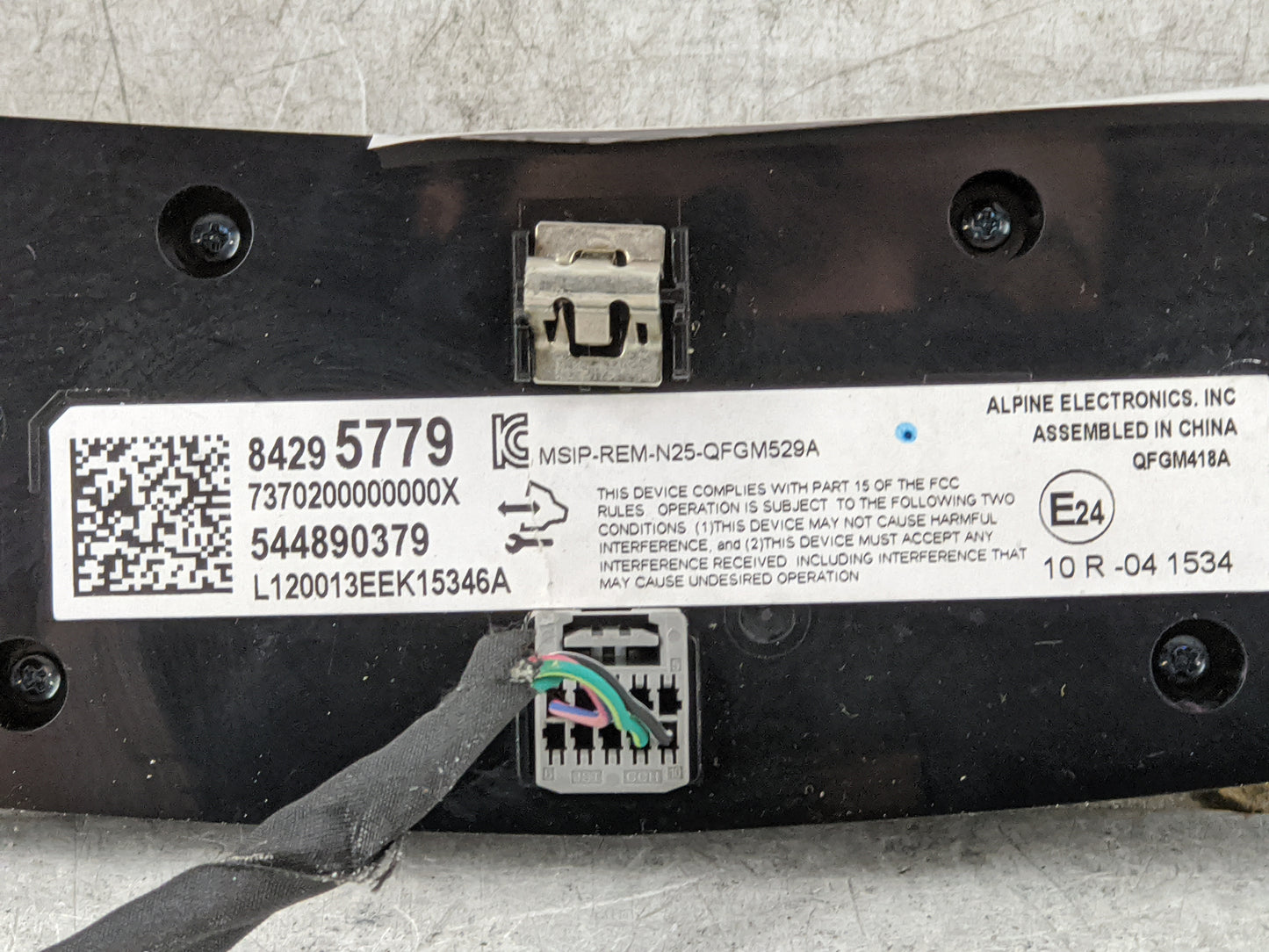 2017-2020 Cadillac Xt5 Climate Control Module Temperature AC/Heater Replacement P/N:84295779 7370200000000X Fits OEM Used Au