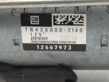 2017-2020 Cadillac Xt5 Car Starter Motor Solenoid OEM P/N:12667973 TN438000-2140 Fits Fits 2016 2017 2018 2019 2020 2021 2022 OEM Used Auto Parts