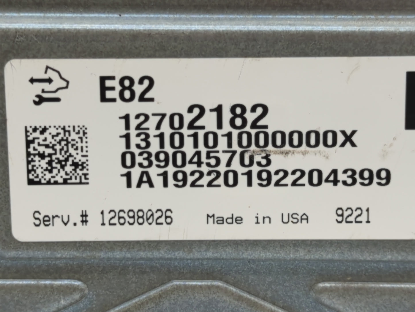 2020 Cadillac Xt6 PCM Engine Control Computer ECU ECM PCU OEM P/N:12702182 Fits Fits 2016 2017 2018 2019 2021 2022 OEM Used 