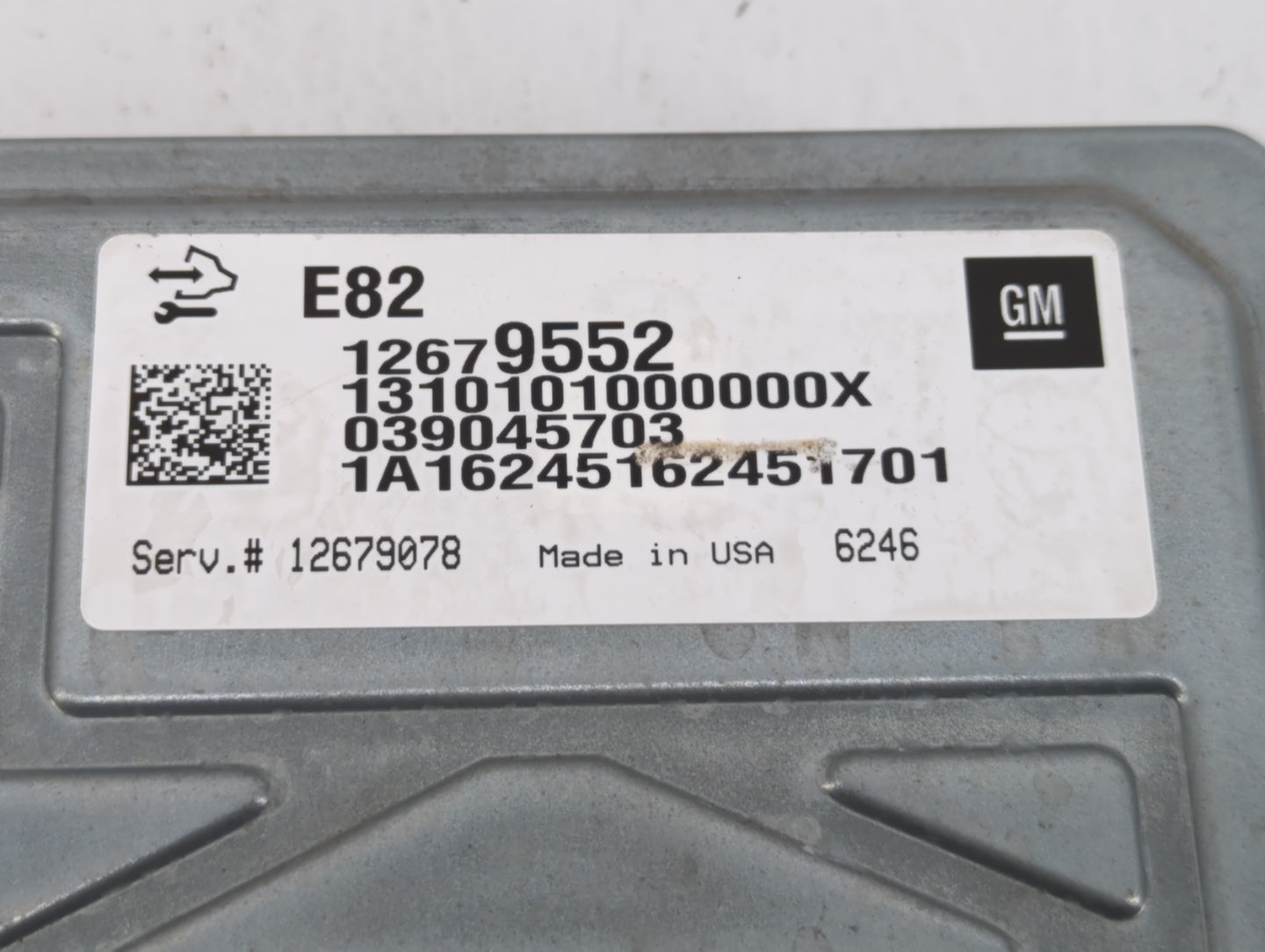2020 Cadillac Xt6 PCM Engine Control Computer ECU ECM PCU OEM P/N:12679552 Fits Fits 2016 2017 2018 2019 2021 2022 OEM Used 