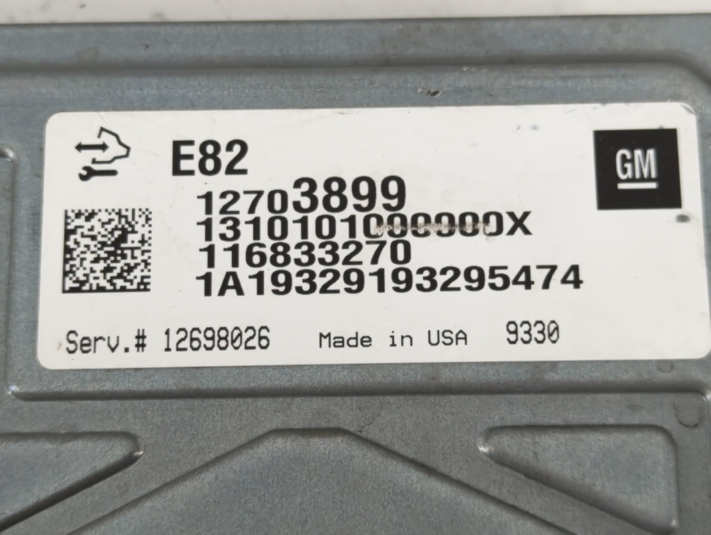 2020 Cadillac Xts PCM Engine Control Computer ECU ECM PCU OEM P/N:12703899 Fits Fits 2016 2017 2018 2019 2021 2022 OEM Used 