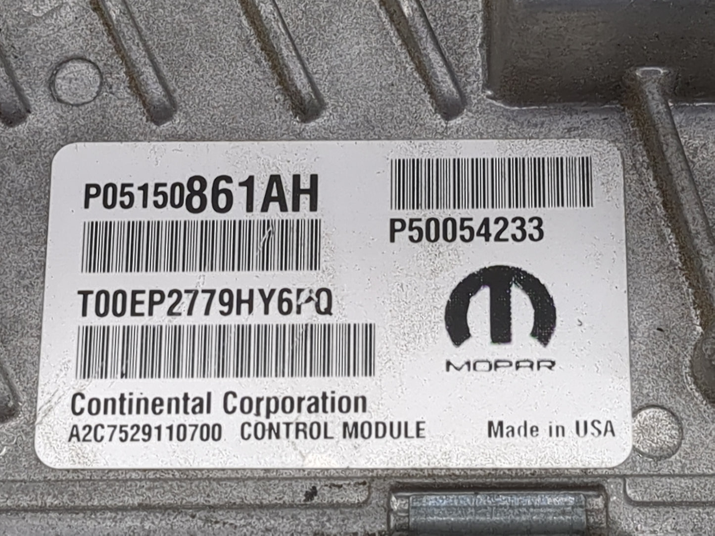 2020 Cherok PCM Engine Control Computer ECU ECM PCU OEM P/N:P05150861AH P50054233, T00EP2779HY6FQ Fits Fits 2019 2021 2022 O