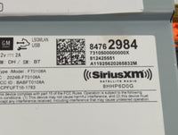 2020 Chevrolet Blazer Radio AM FM Cd Player Receiver Replacement P/N:84762984 Fits OEM Used Auto Parts - Oemusedautoparts1.c