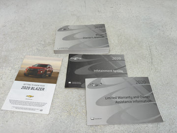 2020 Chevrolet Blazer Owners Manual Book Guide P/N:84373191A OEM Used Auto Parts - Oemusedautoparts1.com