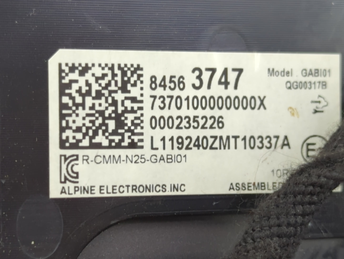 2020 Chevrolet Blazer Information Display Screen Black - Oemusedautoparts1.com