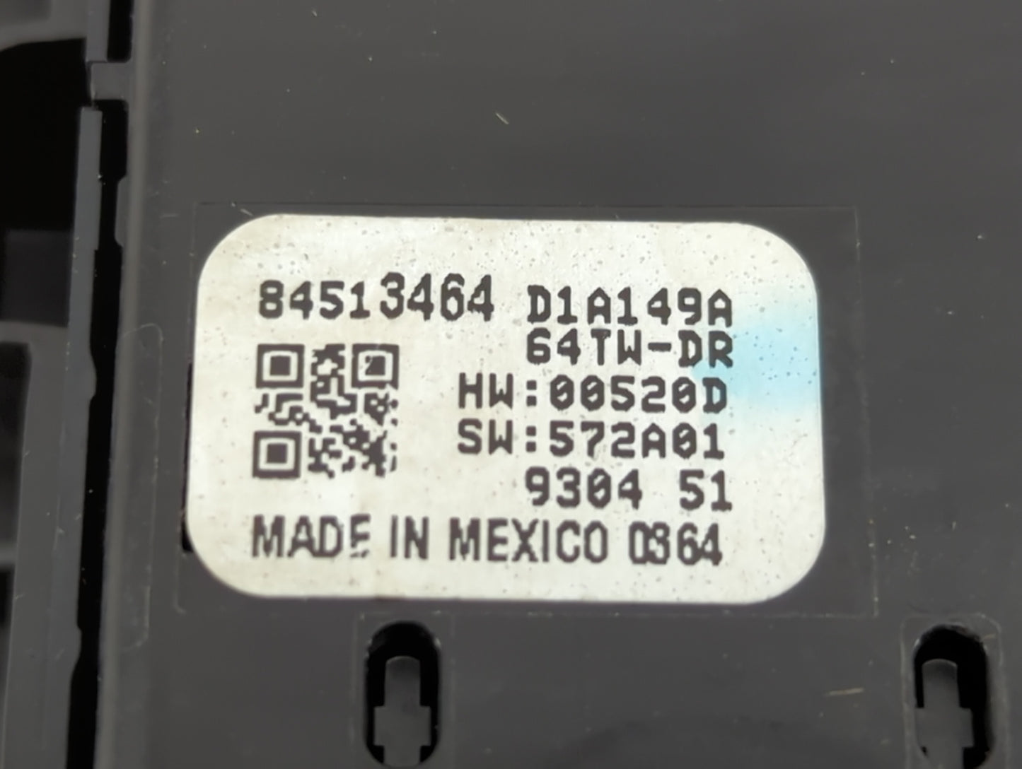 2019-2022 Chevrolet Blazer Master Power Window Switch Replacement Driver Side Left P/N:84513464 D1A149A Fits OEM Used Auto P
