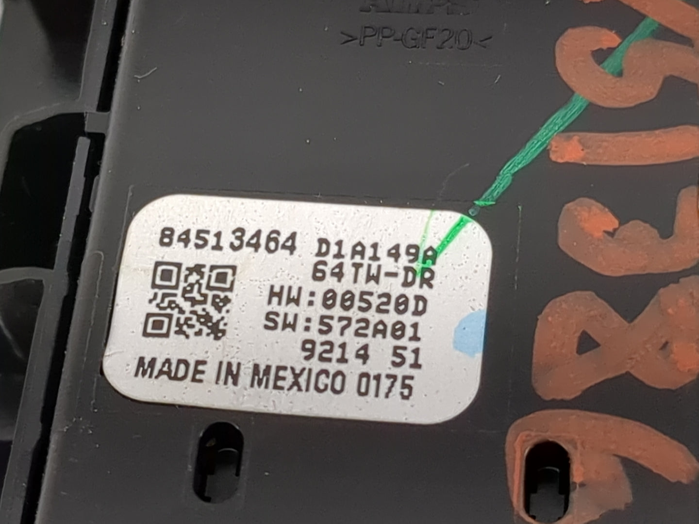 2019-2022 Chevrolet Blazer Master Power Window Switch Replacement Driver Side Left P/N:84513464 D1A149A Fits OEM Used Auto P