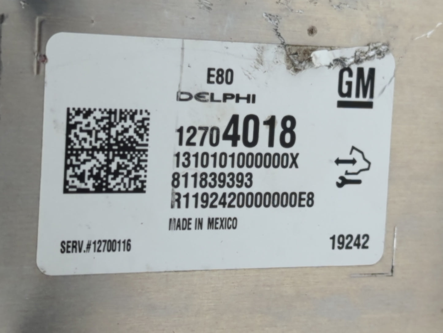 2019-2021 Chevrolet Blazer PCM Engine Control Computer ECU ECM PCU OEM P/N:12704018 Fits Fits 2017 2018 2019 2020 2021 2022 