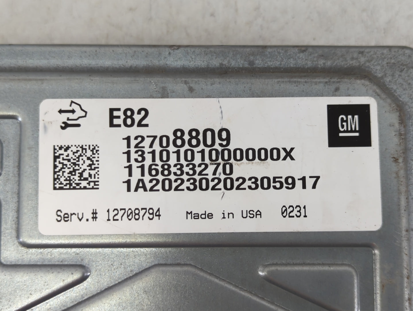 2019-2022 Chevrolet Blazer PCM Engine Control Computer ECU ECM PCU OEM P/N:12708809 Fits Fits 2016 2017 2018 2019 2020 2021 