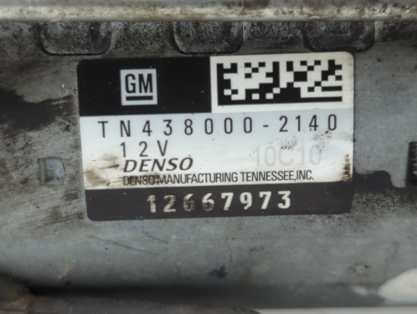 2019-2022 Chevrolet Blazer Car Starter Motor Solenoid OEM P/N:TN438000-2140 Fits Fits 2016 2017 2018 2019 2020 2021 2022 OEM