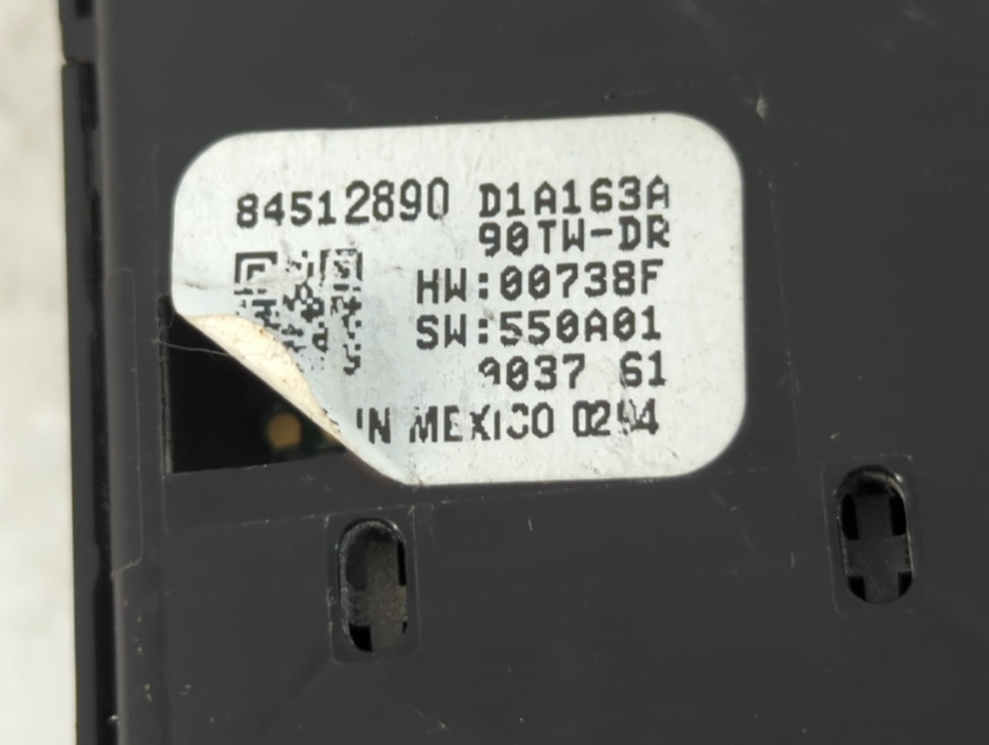 2019-2022 Chevrolet Blazer Master Power Window Switch Replacement Driver Side Left P/N:84512890 Fits OEM Used Auto Parts - O