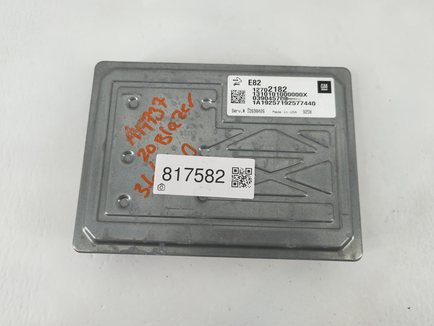 2019-2022 Chevrolet Blazer PCM Engine Control Computer ECU ECM PCU OEM P/N:12698026 12702182 Fits OEM Used Auto Parts - Oemu