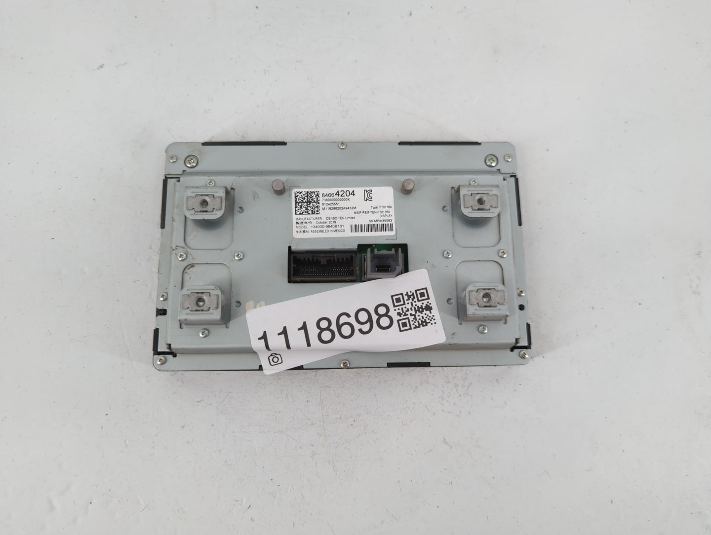 2019-2020 Chevrolet Camaro Information Display Screen - Oemusedautoparts1.com