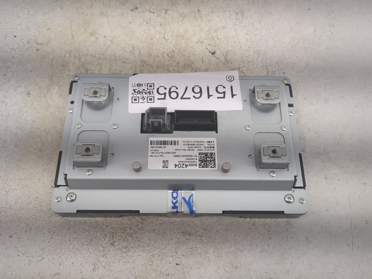 2019-2020 Chevrolet Camaro Information Radio Display Screen 1516795 - Oemusedautoparts1.com