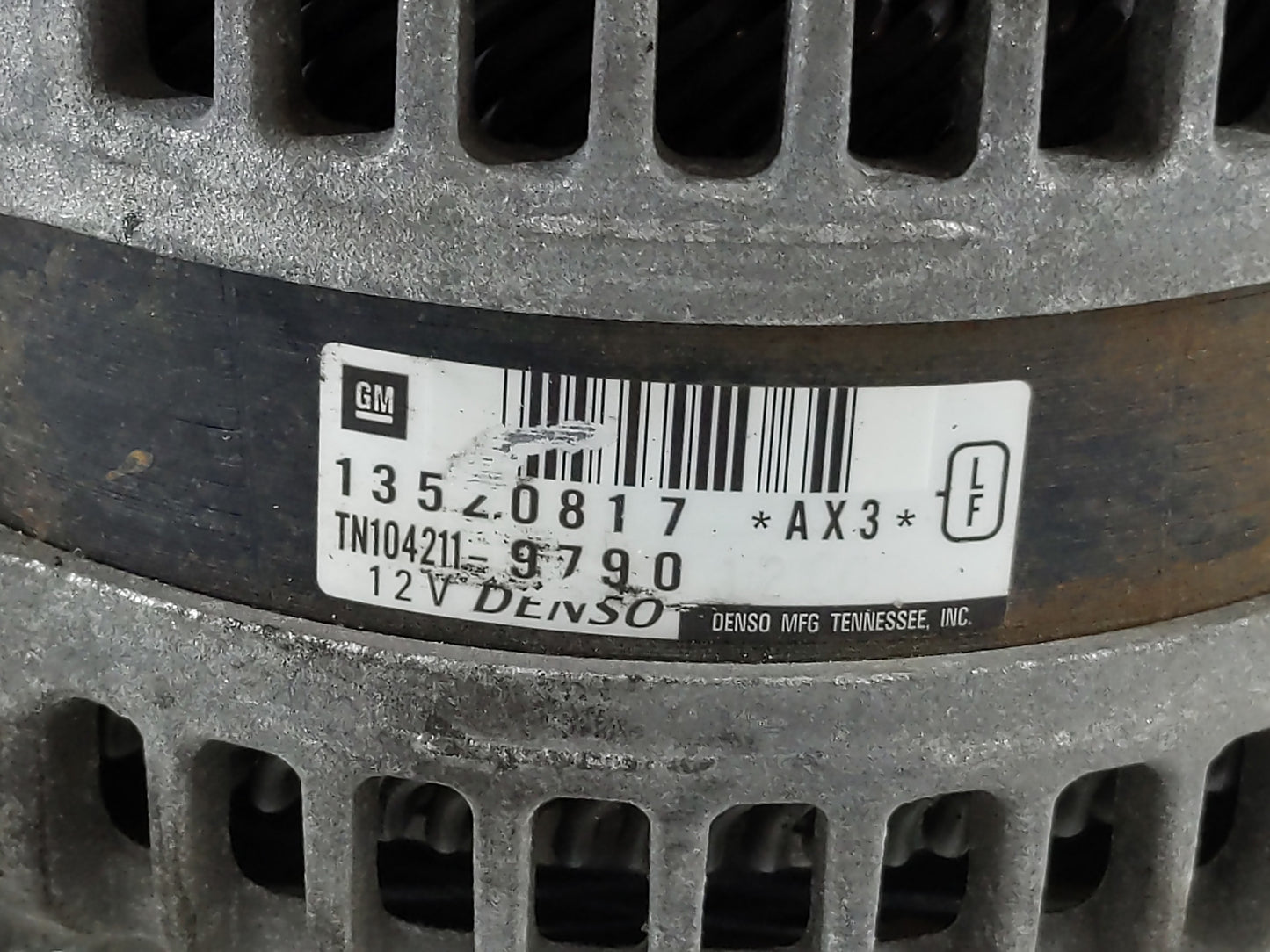 2015-2022 Chevrolet Colorado Alternator Replacement Generator Charging Assembly Engine OEM P/N:13520817 Fits OEM Used Auto P