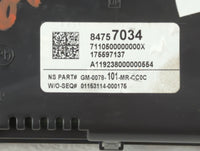 2020-2022 Chevrolet Colorado Instrument Cluster Speedometer Gauges P/N:84757034 Fits Fits 2020 2021 2022 OEM Used Auto Parts