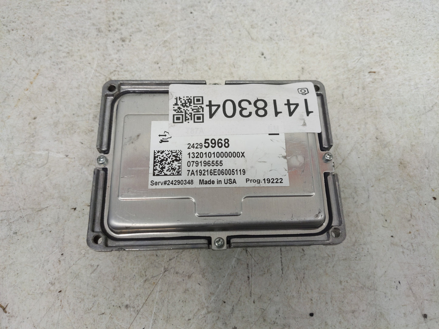 2017-2022 Chevrolet Colorado PCM Engine Control Computer ECU ECM PCU OEM P/N:24295968 Fits Fits 2016 2017 2018 2019 2020 202