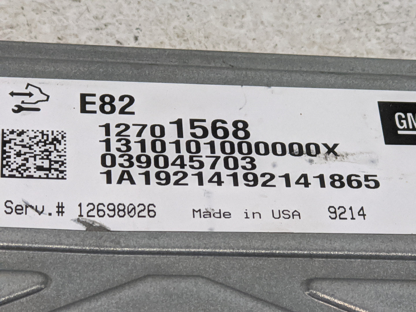 2017-2022 Chevrolet Colorado PCM Engine Control Computer ECU ECM PCU OEM P/N:039045703 12701568 Fits OEM Used Auto Parts - O