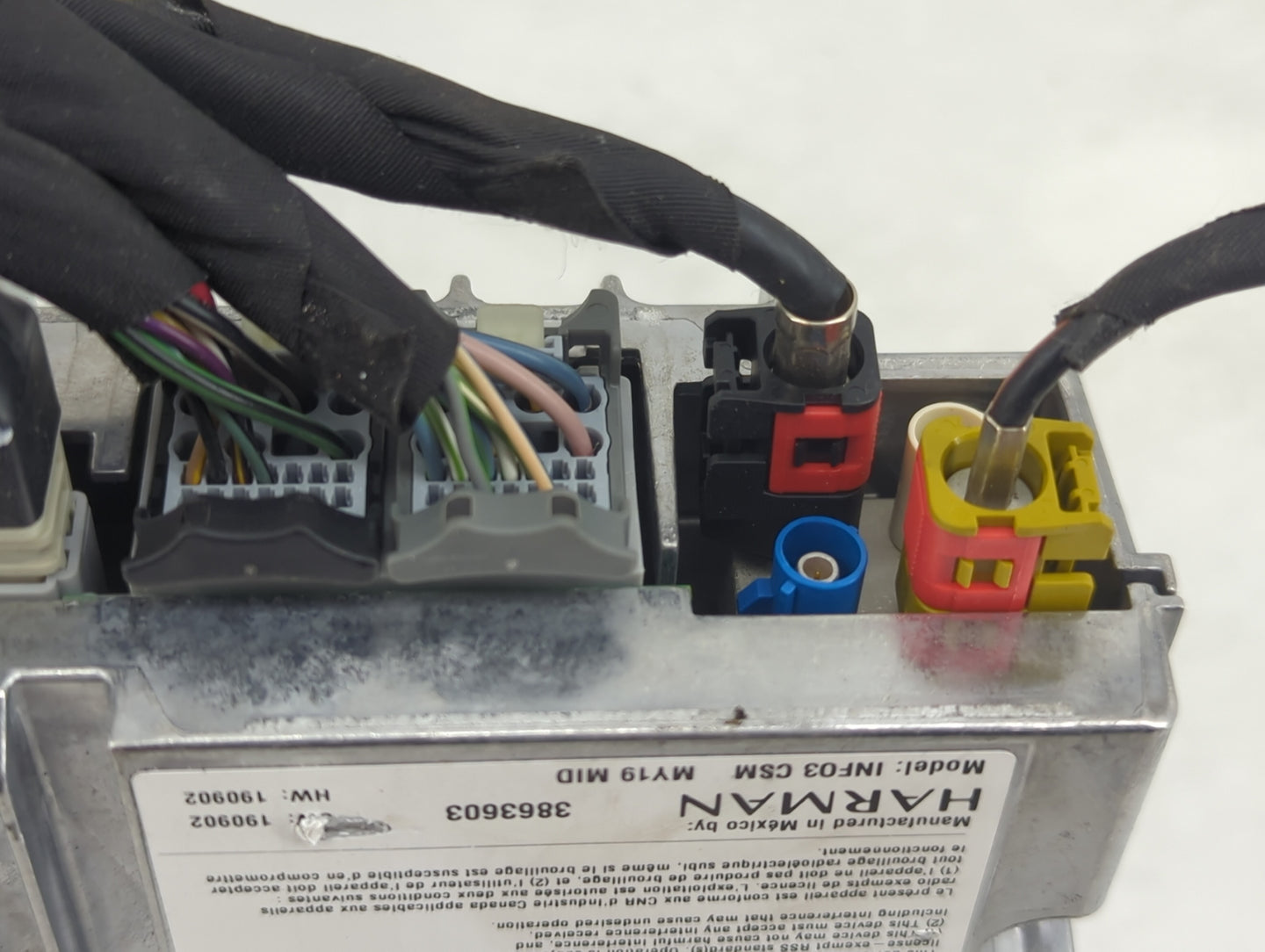 2020-2022 Chevrolet Colorado Radio AM FM Cd Player Receiver Replacement P/N:84791525 3863603 Fits Fits 2019 2020 2021 2022 O