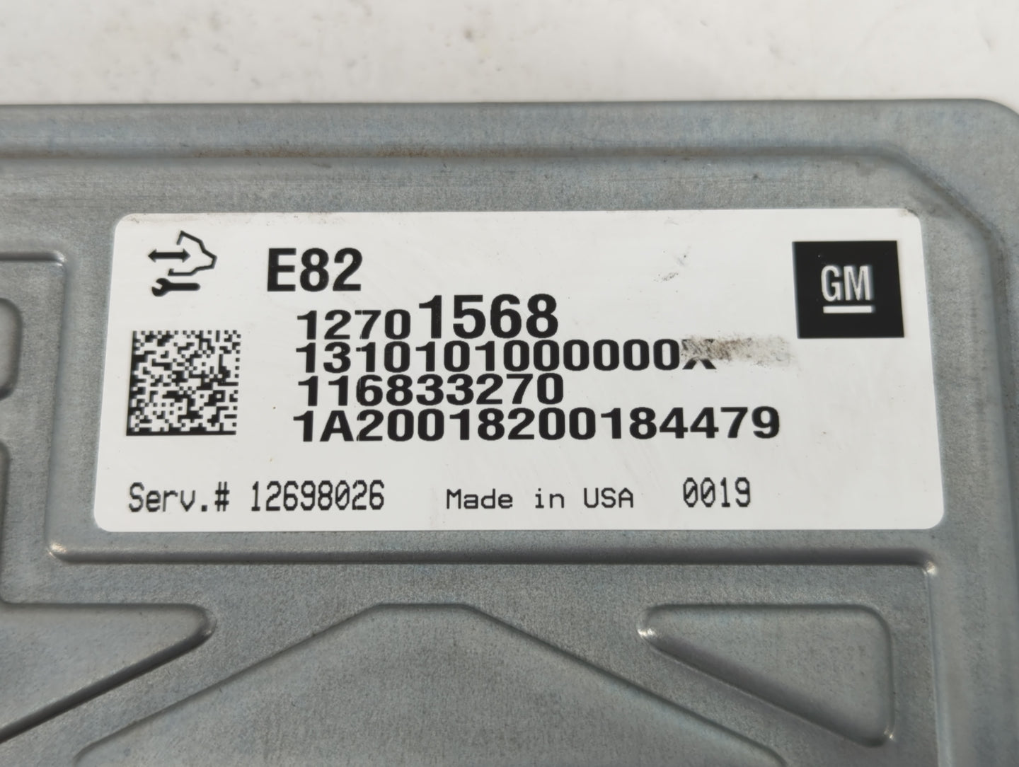 2017-2022 Chevrolet Colorado PCM Engine Control Computer ECU ECM PCU OEM P/N:12701568 Fits Fits 2016 2017 2018 2019 2020 202