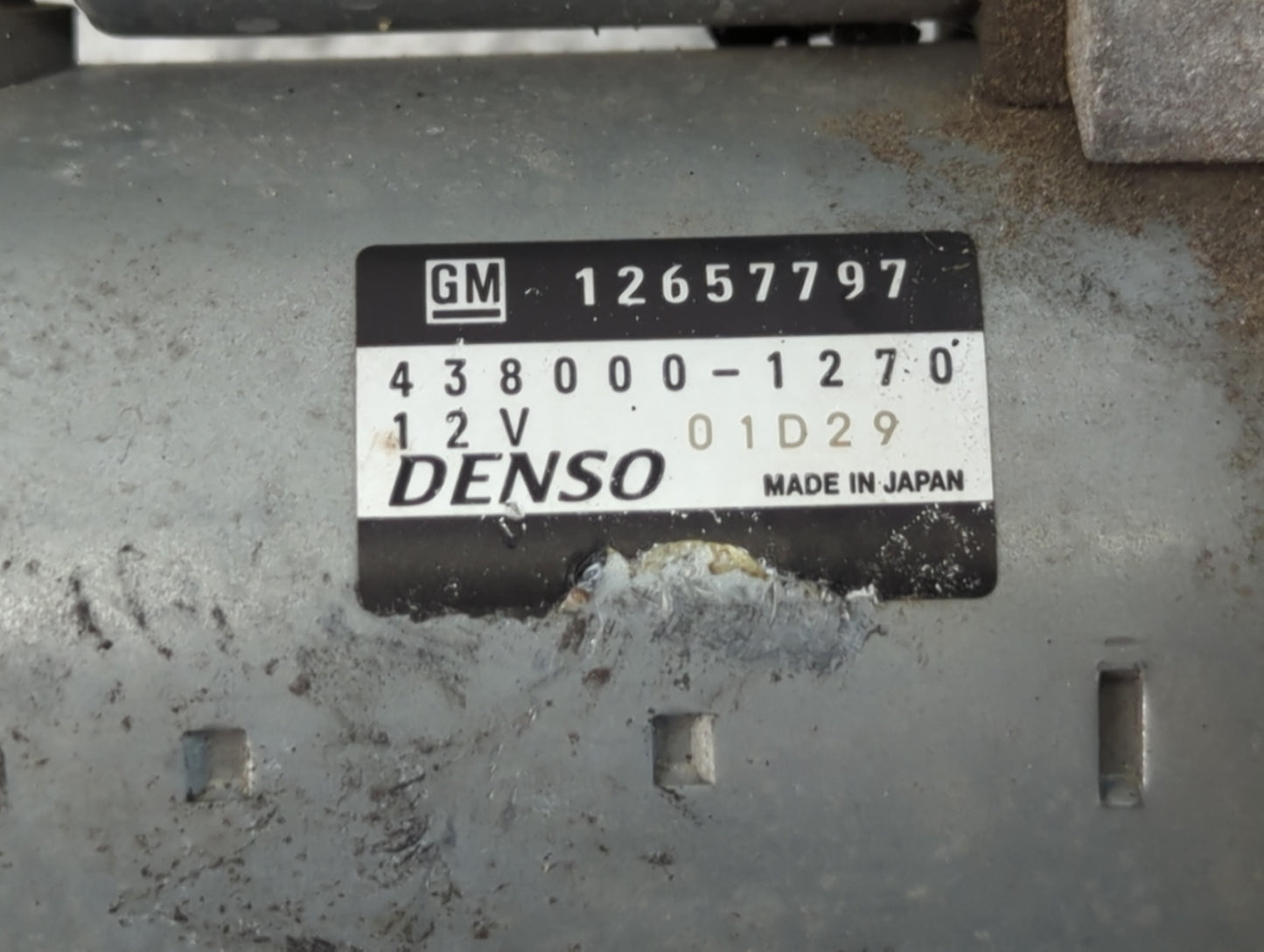 2015-2022 Chevrolet Colorado Car Starter Motor Solenoid OEM P/N:12657797 Fits OEM Used Auto Parts - Oemusedautoparts1.com