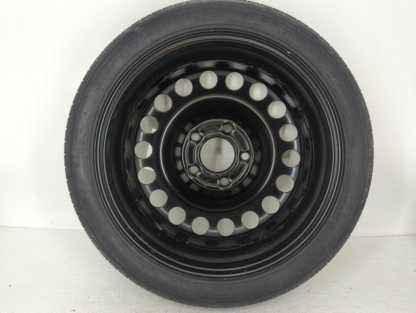 2020 Chevrolet Cruze Spare Donut Tire Wheel Rim Oem - Oemusedautoparts1.com
