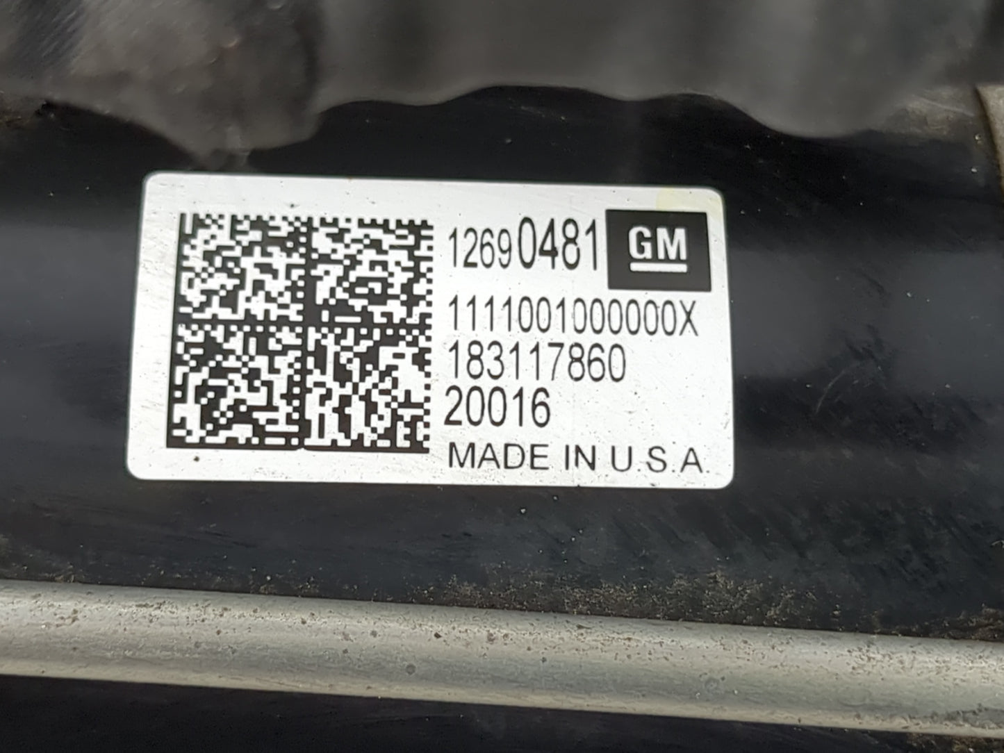 2018-2022 Chevrolet Equinox Car Starter Motor Solenoid OEM P/N:12690481 Fits Fits 2017 2018 2019 2020 2021 2022 OEM Used Aut
