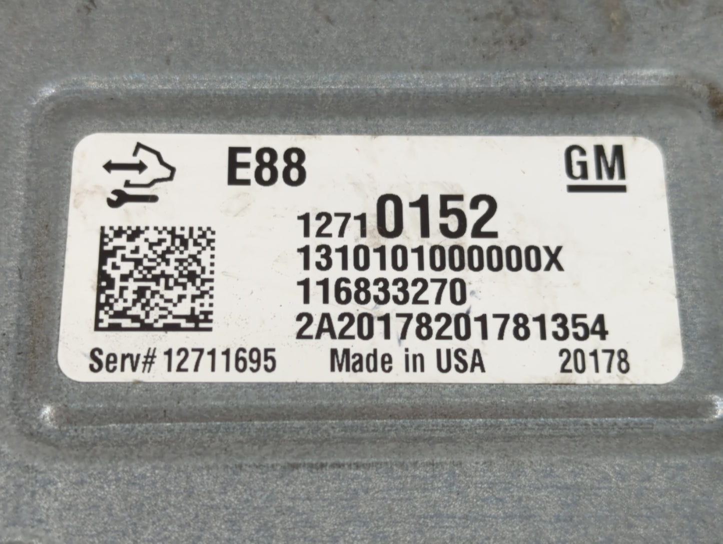 2020-2022 Chevrolet Equinox PCM Engine Control Computer ECU ECM PCU OEM P/N:12710152 Fits Fits 2020 2021 2022 OEM Used Auto 