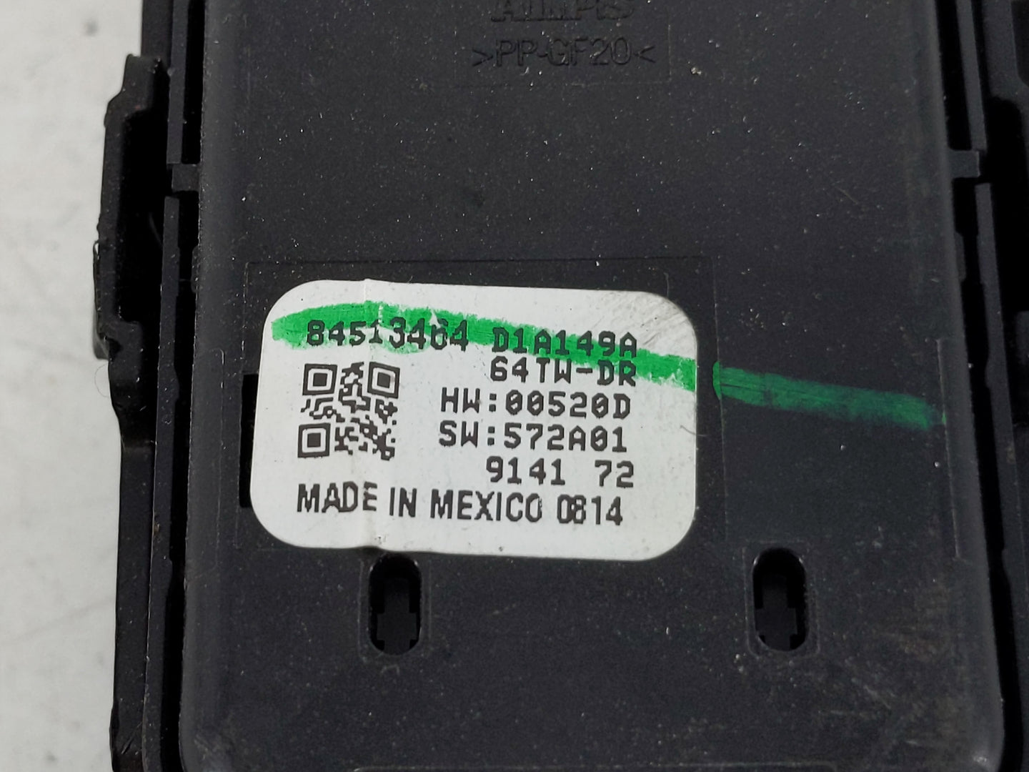 2018-2022 Chevrolet Equinox Master Power Window Switch Replacement Driver Side Left P/N:84513464 Fits OEM Used Auto Parts - 