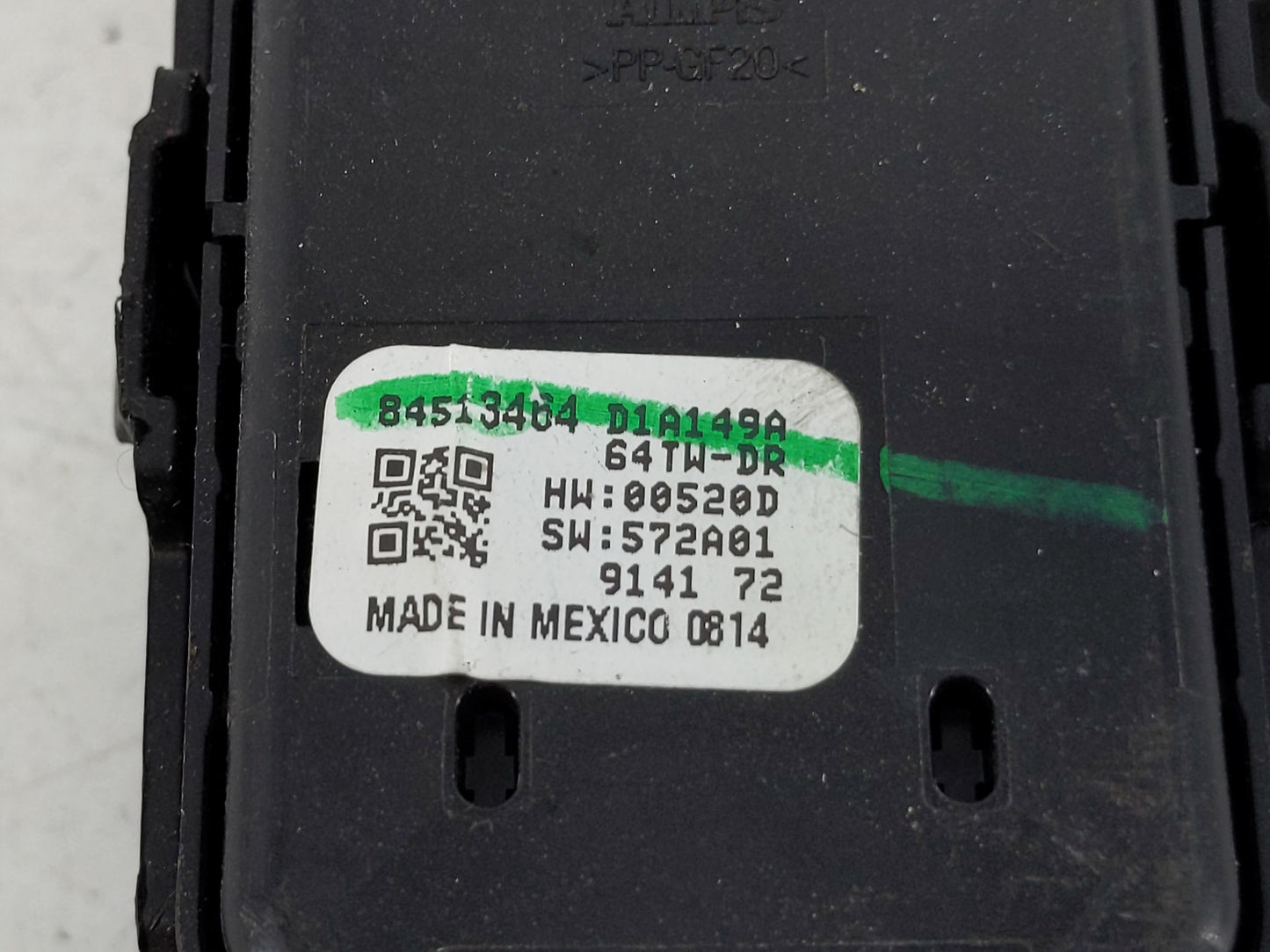 2018-2022 Chevrolet Equinox Master Power Window Switch Replacement Driver Side Left P/N:84513464 Fits OEM Used Auto Parts - 