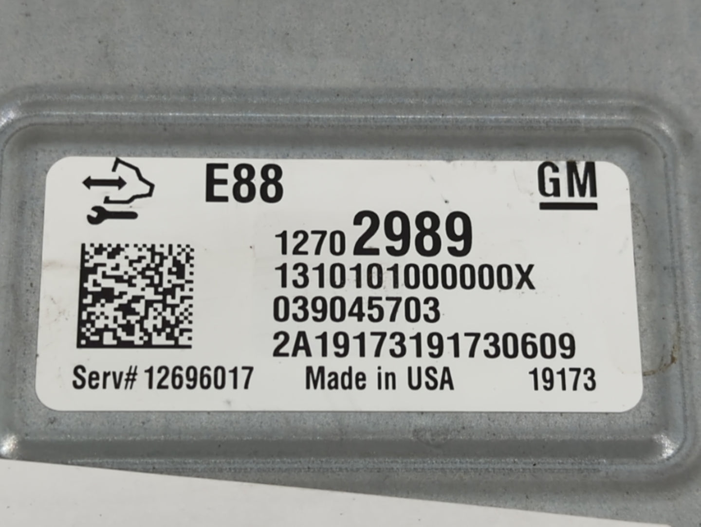 2020-2022 Chevrolet Equinox PCM Engine Control Computer ECU ECM PCU OEM P/N:12702989 Fits Fits 2020 2021 2022 OEM Used Auto 