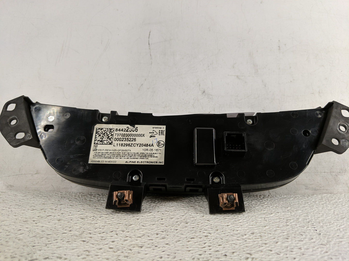2019-2021 Chevrolet Equinox Climate Control Module Temperature AC/Heater Replacement P/N:84612975 Fits Fits 2019 2020 2021 O