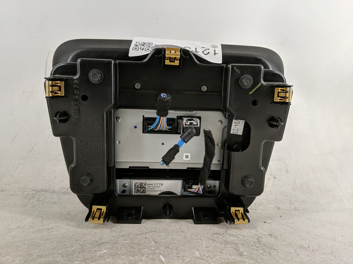 2019-2022 Chevrolet Equinox Radio AM FM Cd Player Receiver Replacement P/N:84491778 Fits Fits 2018 2019 2020 2021 2022 OEM U
