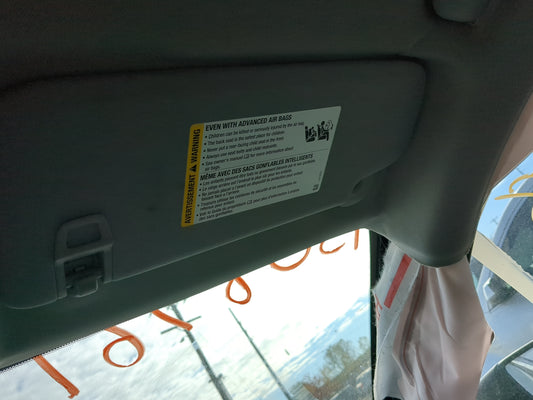 2020-2022 Chevrolet Equinox Sun Visor Shade Replacement Passenger Right Mirror Fits Fits 2020 2021 2022 OEM Used Auto Parts 