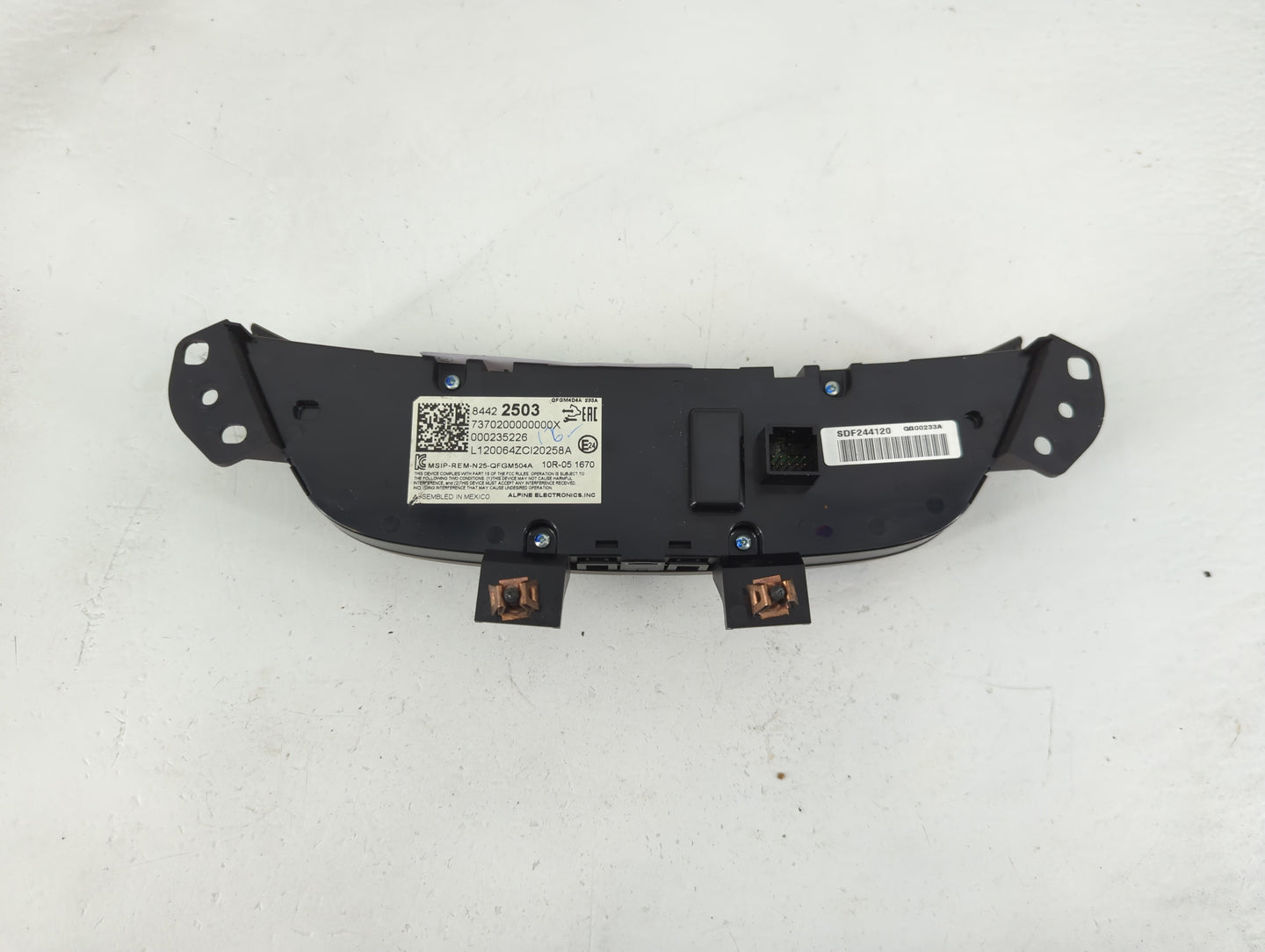 2018-2021 Chevrolet Equinox Climate Control Module Temperature AC/Heater Replacement P/N:84422503 Fits Fits 2018 2019 2020 2