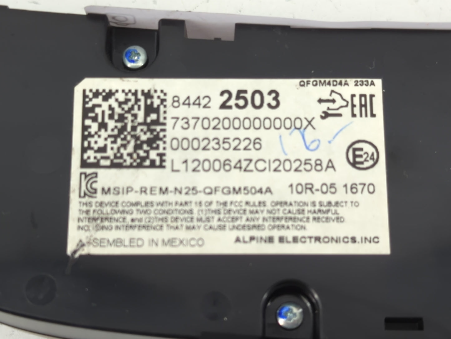 2018-2021 Chevrolet Equinox Climate Control Module Temperature AC/Heater Replacement P/N:84422503 Fits Fits 2018 2019 2020 2