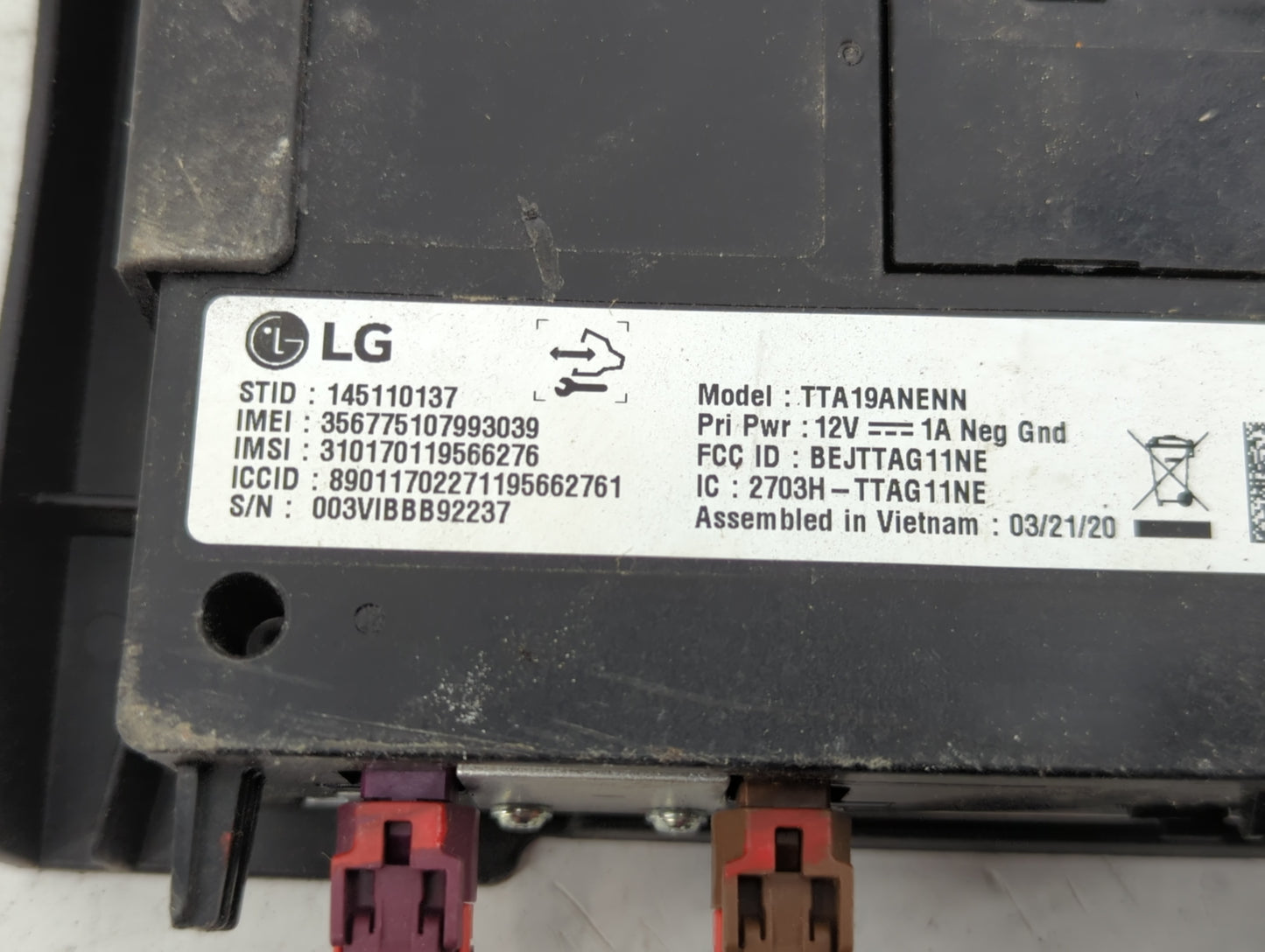 2019-2021 Chevrolet Equinox Radio AM FM Cd Player Receiver Replacement Fits Fits 2019 2020 2021 2022 OEM Used Auto Parts - O