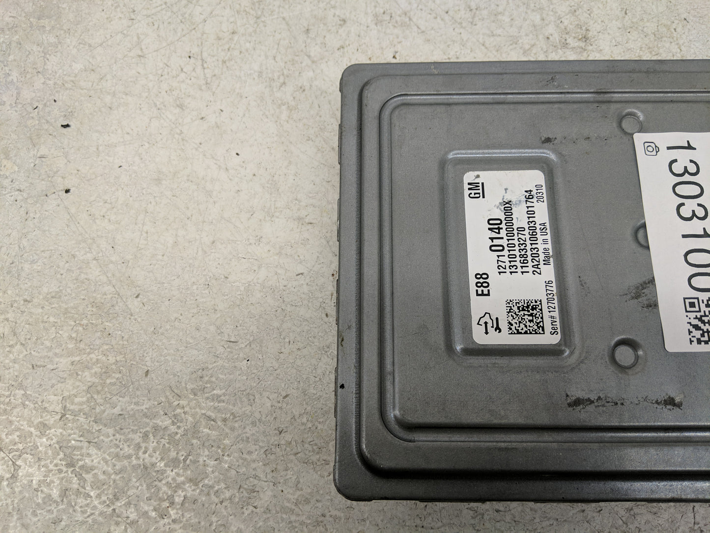 2018-2020 Chevrolet Equinox PCM Engine Control Computer ECU ECM PCU OEM P/N:116833270 12710140 Fits OEM Used Auto Parts - Oe