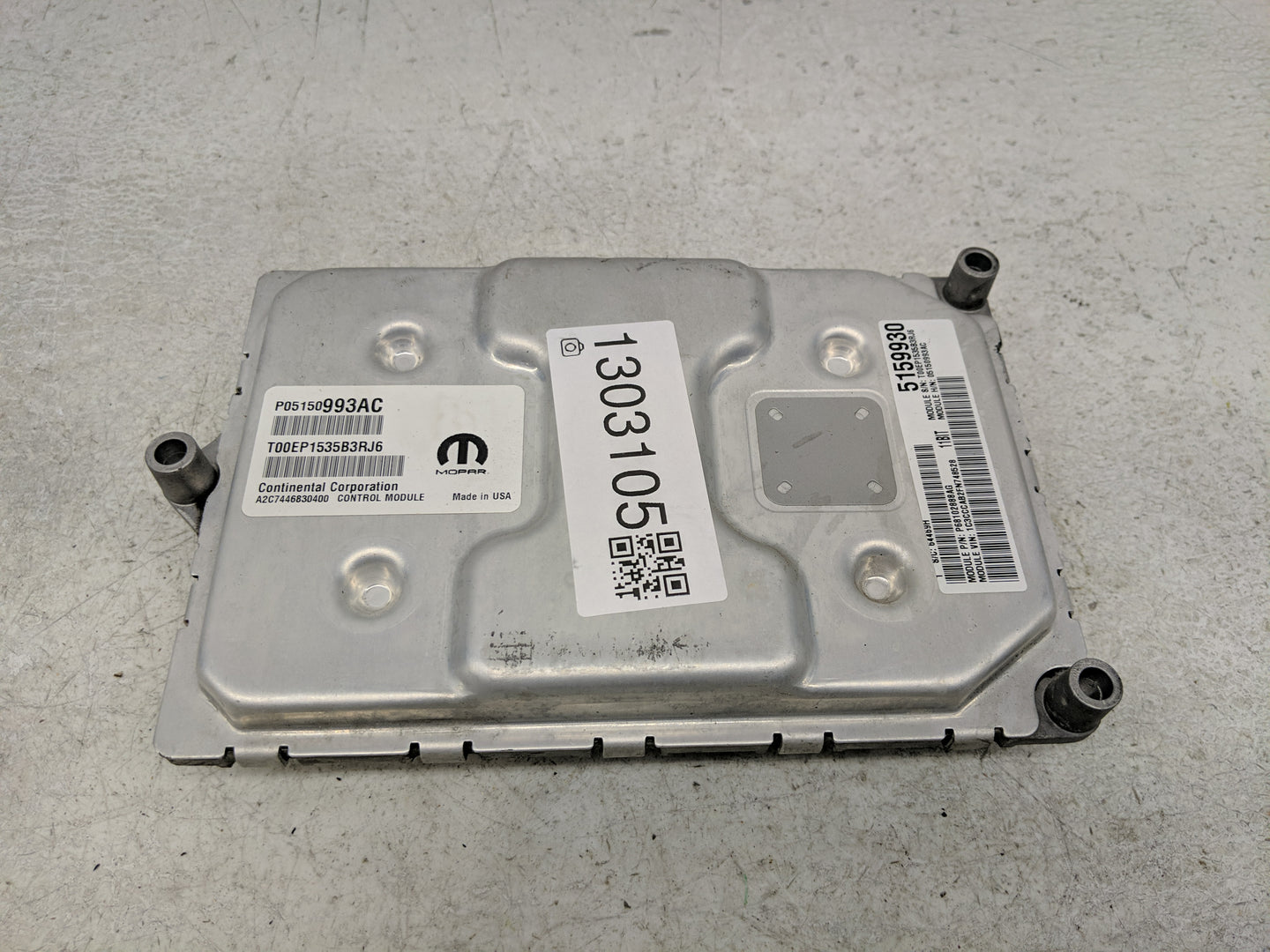 2018-2020 Chevrolet Equinox PCM Engine Control Computer ECU ECM PCU OEM P/N:P05150993AC 116833270 Fits OEM Used Auto Parts -